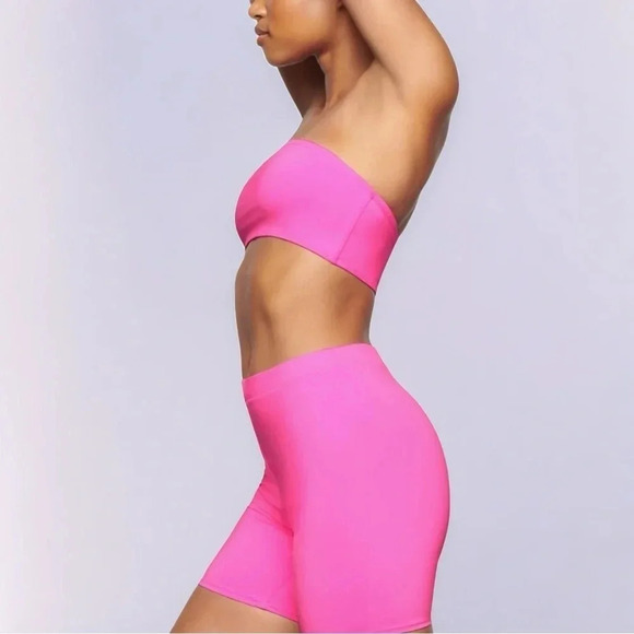 SKIMS Recycled Swim Mid Waist Short Limited Edition - Taffy 3X - Picture 3 of 9